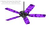 Deathrock Bats Purple - Ceiling Fan Skin Kit fits most 52 inch fans (FAN and BLADES SOLD SEPARATELY)