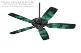 Bokeh Hearts Seafoam Green - Ceiling Fan Skin Kit fits most 52 inch fans (FAN and BLADES SOLD SEPARATELY)