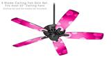 Bokeh Hex Hot Pink - Ceiling Fan Skin Kit fits most 52 inch fans (FAN and BLADES SOLD SEPARATELY)