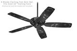 Bokeh Music Grey - Ceiling Fan Skin Kit fits most 52 inch fans (FAN and BLADES SOLD SEPARATELY)