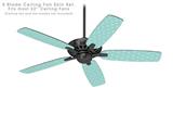 Hearts Tropical - Ceiling Fan Skin Kit fits most 52 inch fans (FAN and BLADES SOLD SEPARATELY)