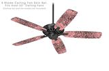 Folder Doodles Pink - Ceiling Fan Skin Kit fits most 52 inch fans (FAN and BLADES SOLD SEPARATELY)