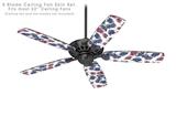 Floating Coral White - Ceiling Fan Skin Kit fits most 52 inch fans (FAN and BLADES SOLD SEPARATELY)