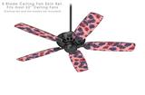 Floating Coral Pink - Ceiling Fan Skin Kit fits most 52 inch fans (FAN and BLADES SOLD SEPARATELY)