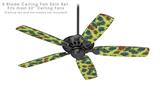 Floating Coral Sage Green - Ceiling Fan Skin Kit fits most 52 inch fans (FAN and BLADES SOLD SEPARATELY)