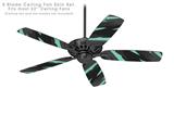 Jagged Camo Seafoam Green - Ceiling Fan Skin Kit fits most 52 inch fans (FAN and BLADES SOLD SEPARATELY)