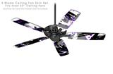 Abstract 02 Purple - Ceiling Fan Skin Kit fits most 52 inch fans (FAN and BLADES SOLD SEPARATELY)