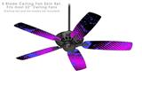 Halftone Splatter Blue Hot Pink - Ceiling Fan Skin Kit fits most 52 inch fans (FAN and BLADES SOLD SEPARATELY)