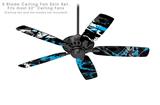 Baja 0003 Neon Blue - Ceiling Fan Skin Kit fits most 52 inch fans (FAN and BLADES SOLD SEPARATELY)