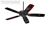 Baja 0004 Red Dark - Ceiling Fan Skin Kit fits most 52 inch fans (FAN and BLADES SOLD SEPARATELY)