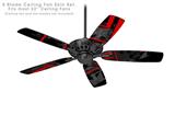 Baja 0004 Red - Ceiling Fan Skin Kit fits most 52 inch fans (FAN and BLADES SOLD SEPARATELY)
