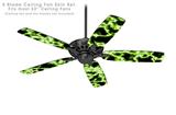 Electrify Green - Ceiling Fan Skin Kit fits most 52 inch fans (FAN and BLADES SOLD SEPARATELY)