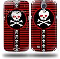 Skull Cross - Decal Style Skin (fits Samsung Galaxy S IV S4)