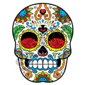 Sugar Skull 51 47x61 inch - Fabric Wall Skin Decal