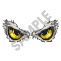 Predator Eyes Eagle 47x20 inch - Fabric Wall Skin Decal